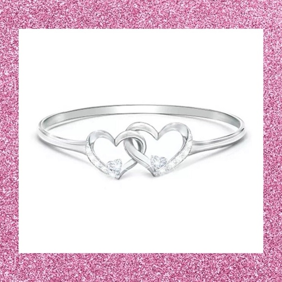 New! 925 Silver Double Hearts Ring! - Picture 10 of 10
